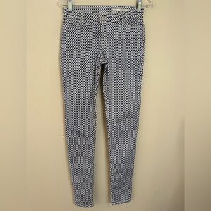 Zara Woman skinny stretch pants medium rise slim fit SZ 2